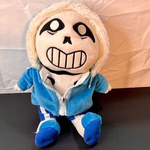 Fangamer Sans Undertale Plush Skeleton Blue Hoodie Excellent Condition Gaming